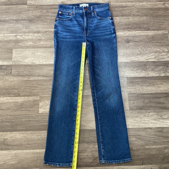 Madewell Tall Slim Demi-Boot Jeans in Sundale Wash size 24 tall - Picture 6 of 16